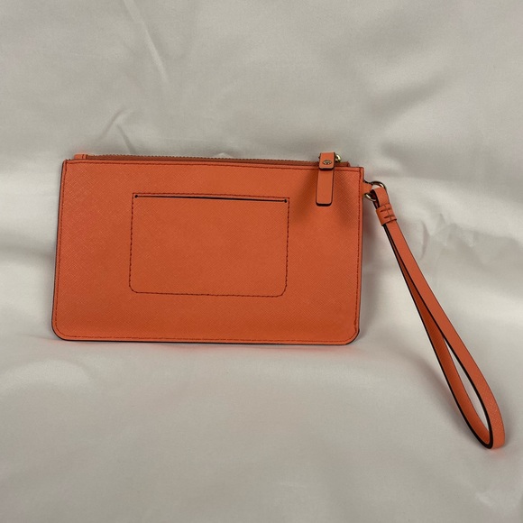 Kate Spade Cedar Street Slim Bee Salmon Saffiano Leather Wristlet - Picture 2 of 8